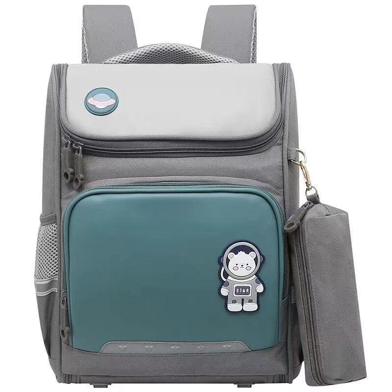 韩版时尚全打开儿童太空书包